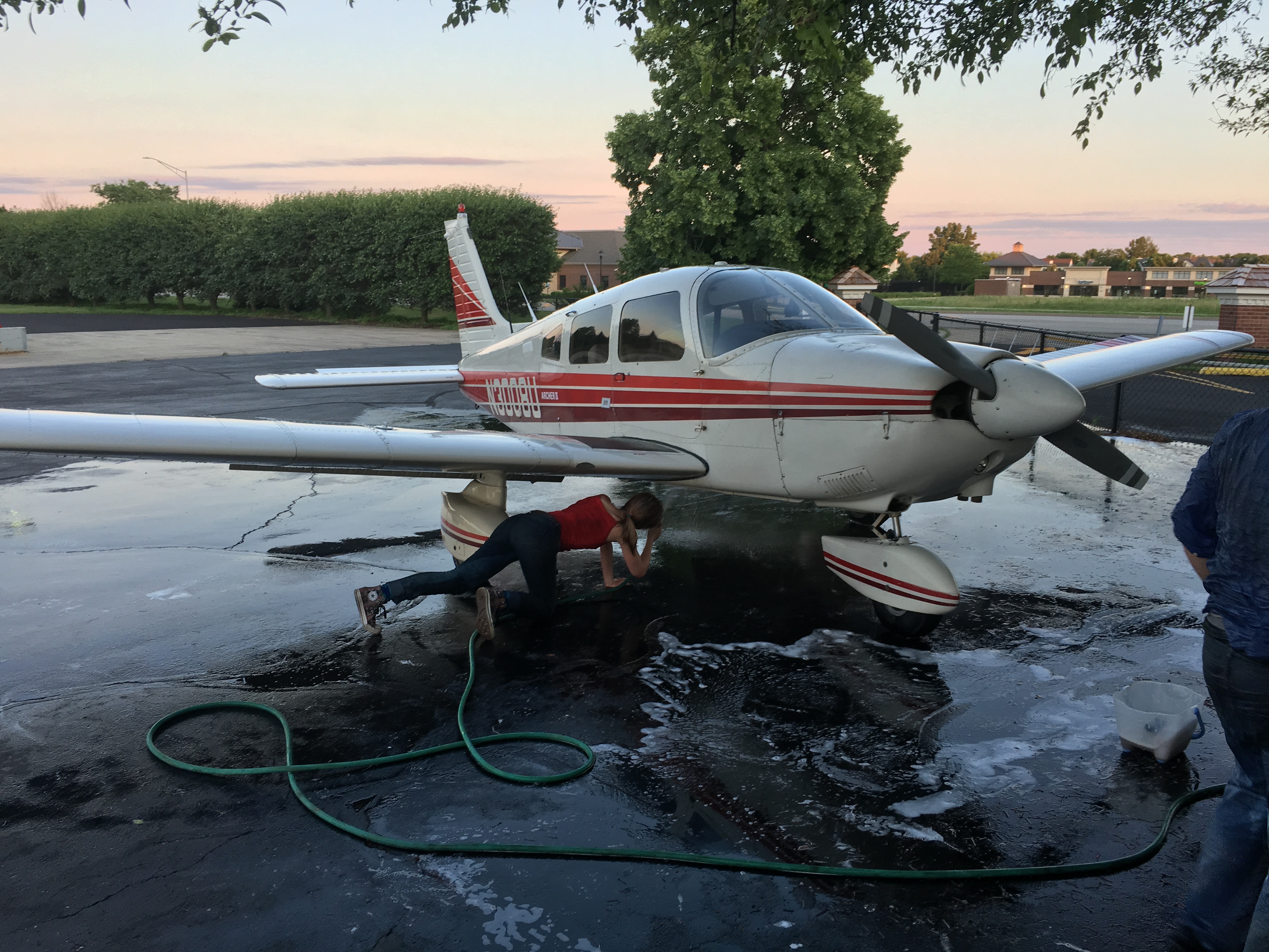 Washing our planes